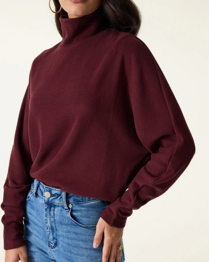 Balıkçı Yaka Yarasa Kollu Brami