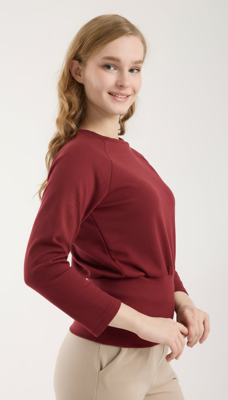 Reglan Kol Bel Detaylı Brami Üst