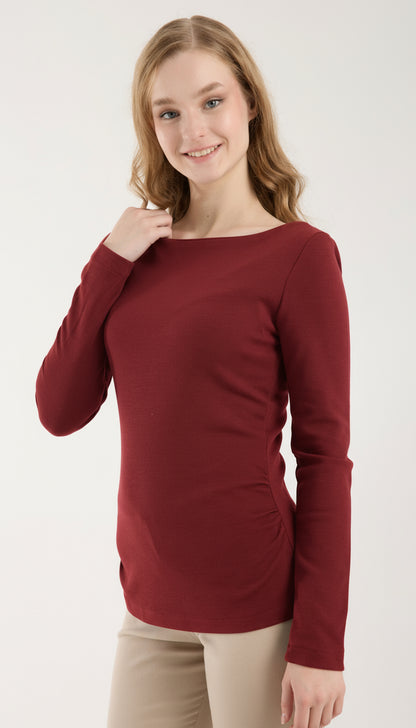 Kayık Yaka Brami Üst