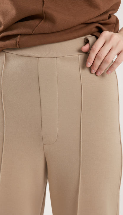 Yüksek Bel Düz Paça Pantolon