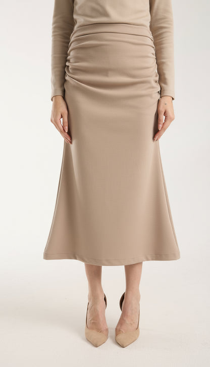 Yandan Büzgülü Deniz Kızı Etek