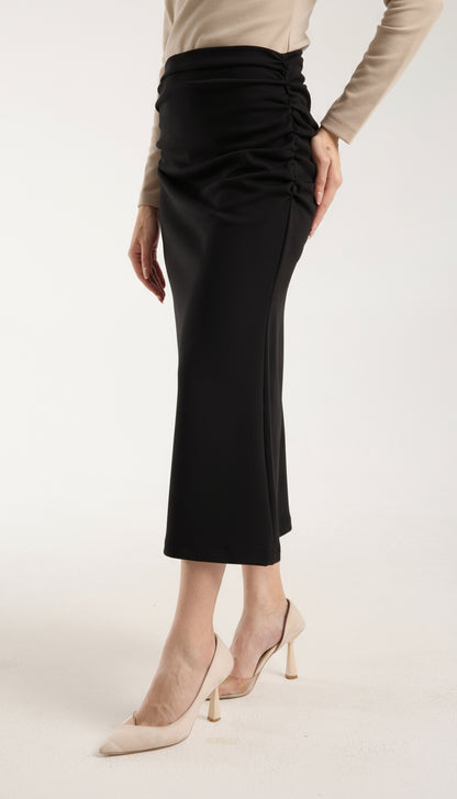 Yandan Büzgülü Deniz Kızı Etek