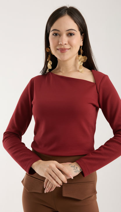 Asimetrik Yaka Brami Üst