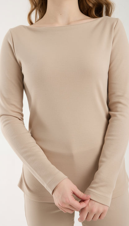 Kayık Yaka Brami Üst