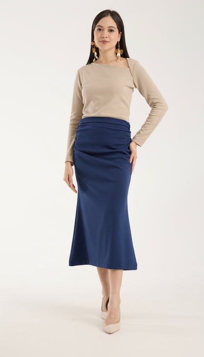 Yandan Büzgülü Deniz Kızı Etek