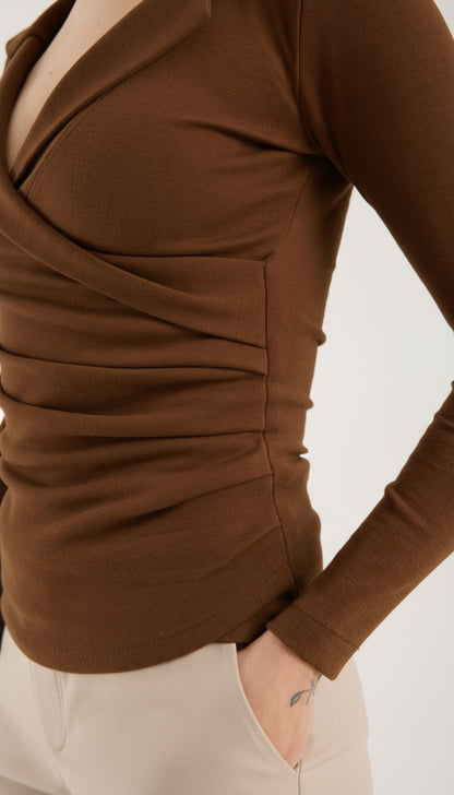 Yaka Detaylı Brami Üst