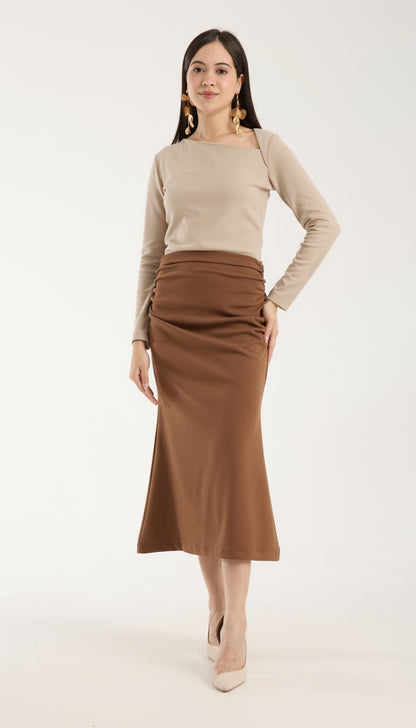 Yandan Büzgülü Deniz Kızı Etek