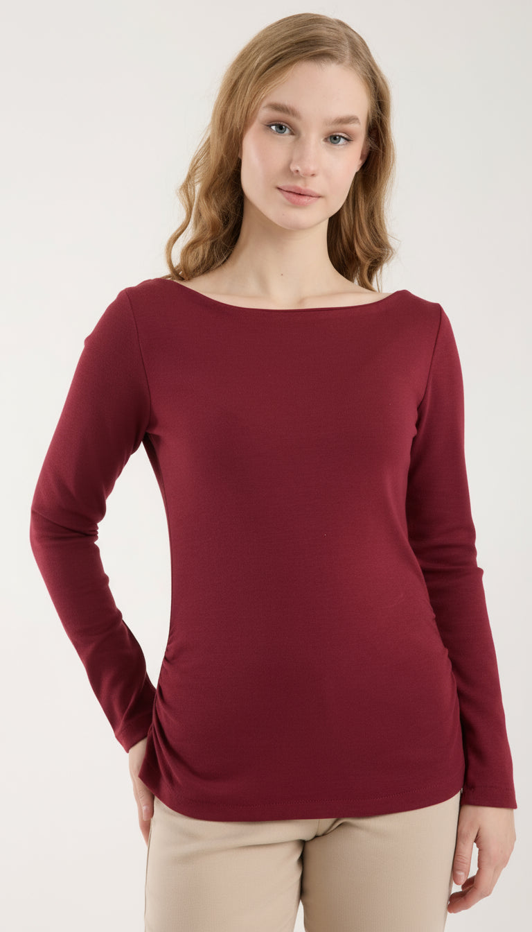 Kayık Yaka Brami Üst