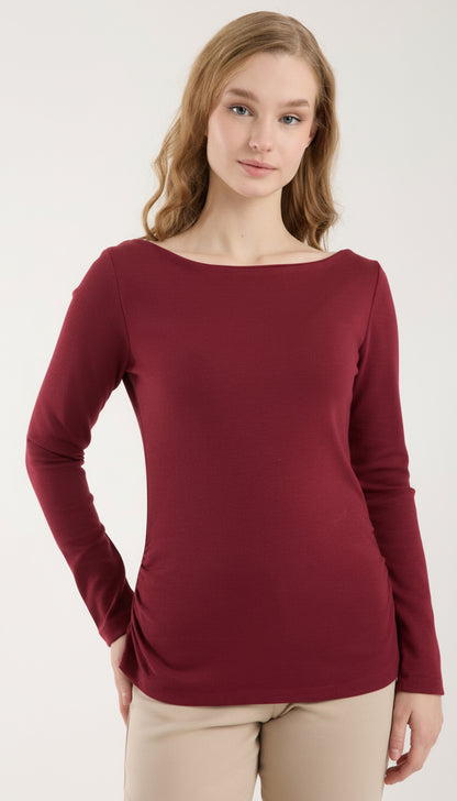 Kayık Yaka Brami Üst