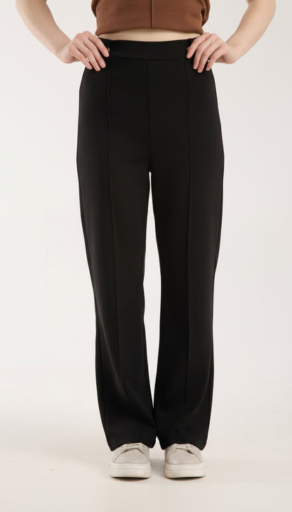 Yüksek Bel Düz Paça Pantolon