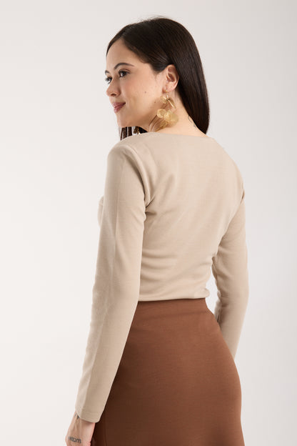 Asimetrik Yaka Brami Üst