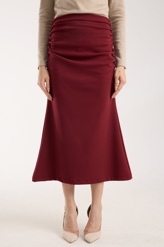 Yandan Büzgülü Deniz Kızı Etek