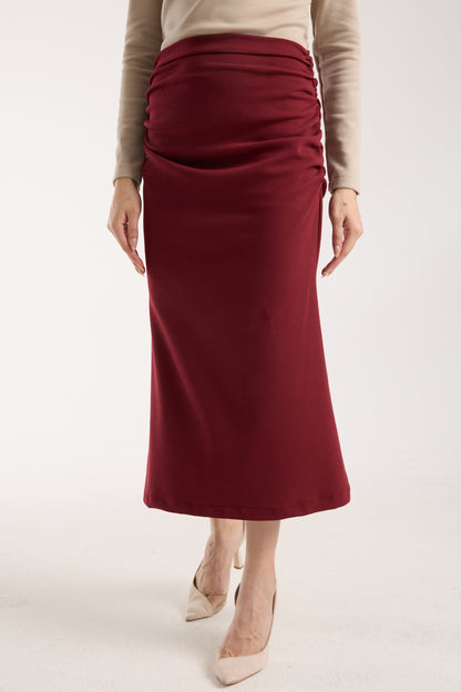 Yandan Büzgülü Deniz Kızı Etek