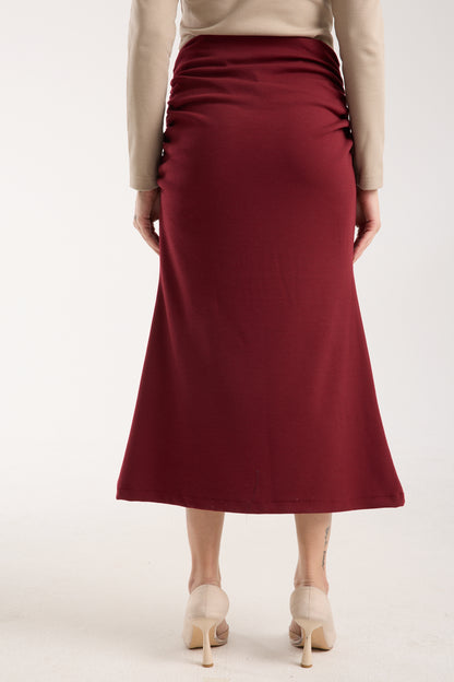 Yandan Büzgülü Deniz Kızı Etek