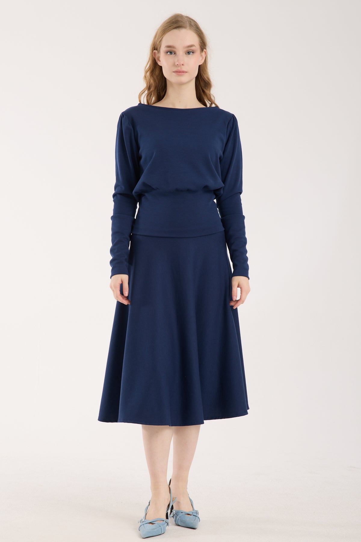 Korsajlı Kloş Etek