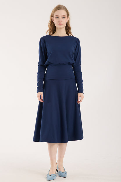 Korsajlı Kloş Etek