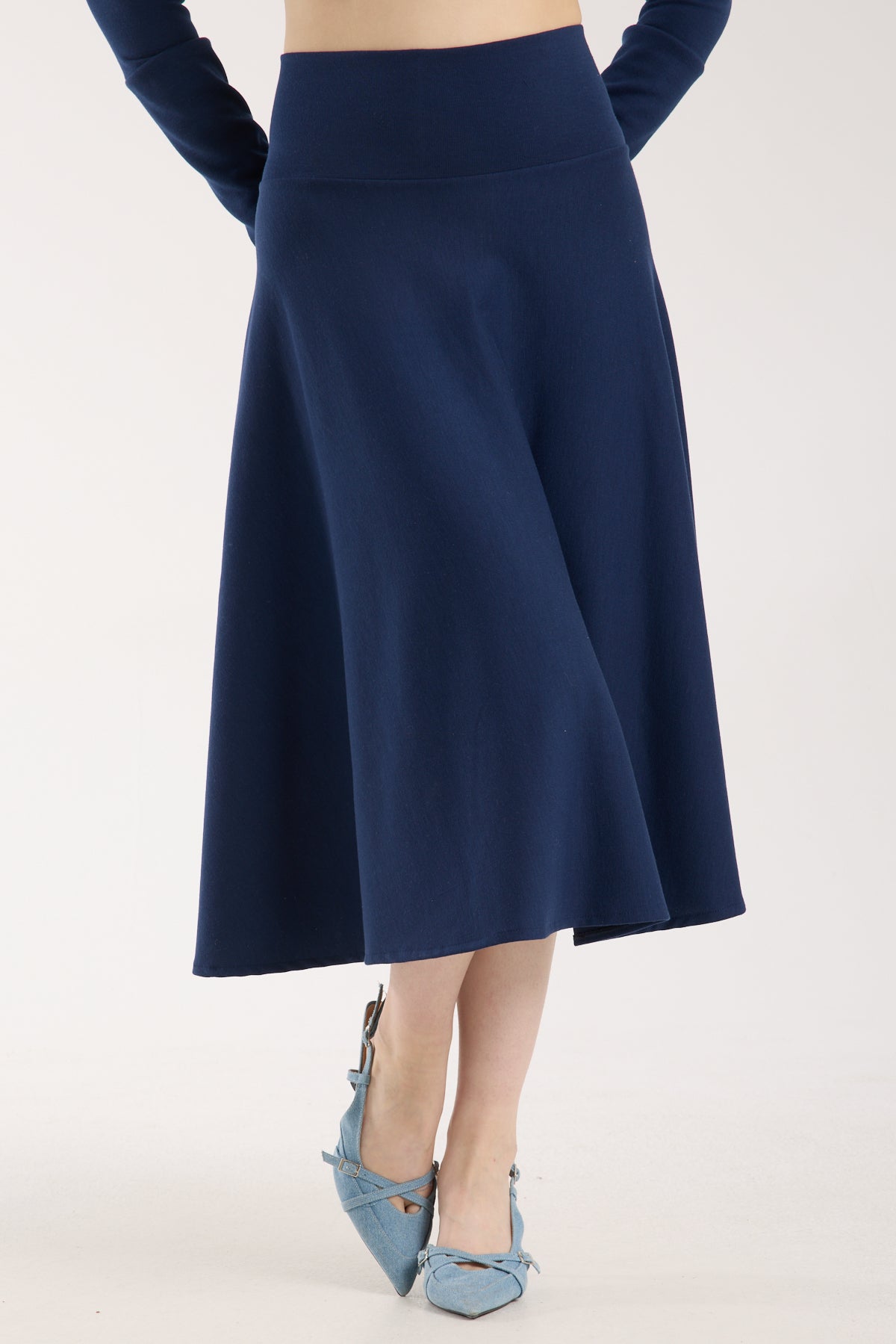 Korsajlı Kloş Etek