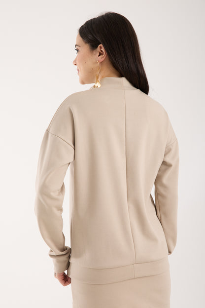 Yüksek Yaka Düşük Kollu Sweet & Mini Etek