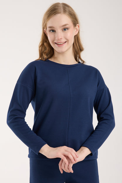 Düşük Kol Orta Dikiş Detaylı Brami Üst