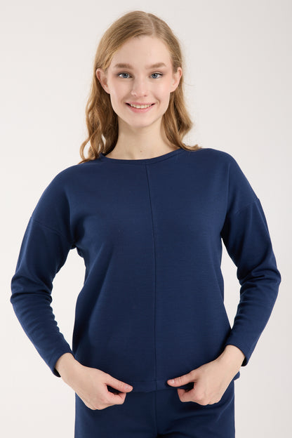 Düşük Kol Orta Dikiş Detaylı Brami Üst