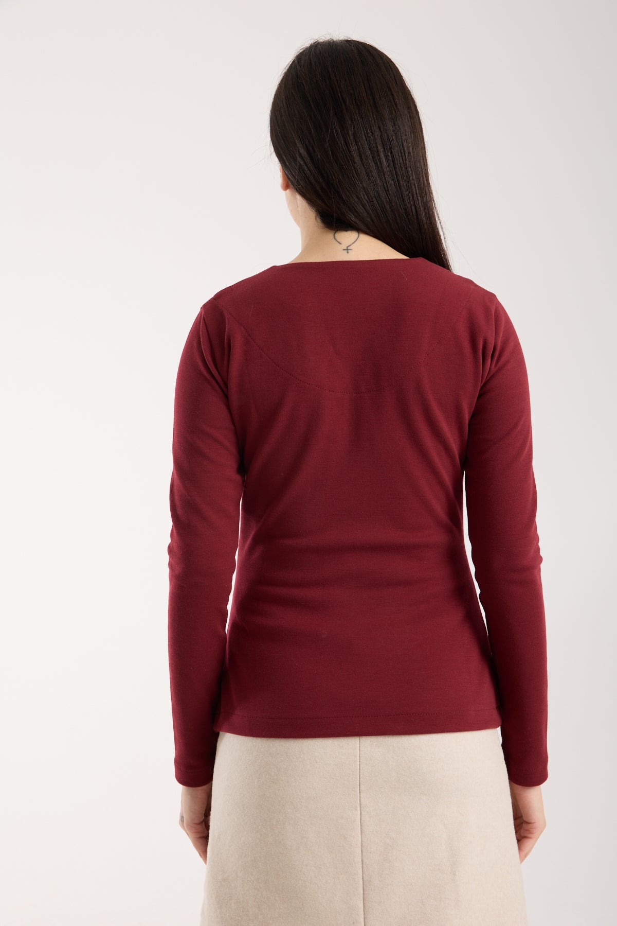 V Yaka Yandan Büzgülü Brami Üst