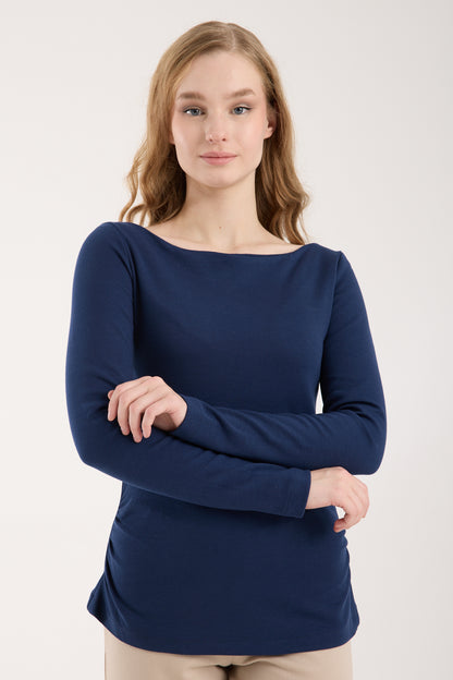 Kayık Yaka Brami Üst