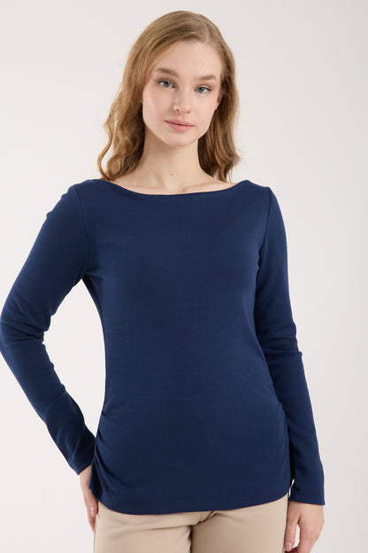 Kayık Yaka Brami Üst