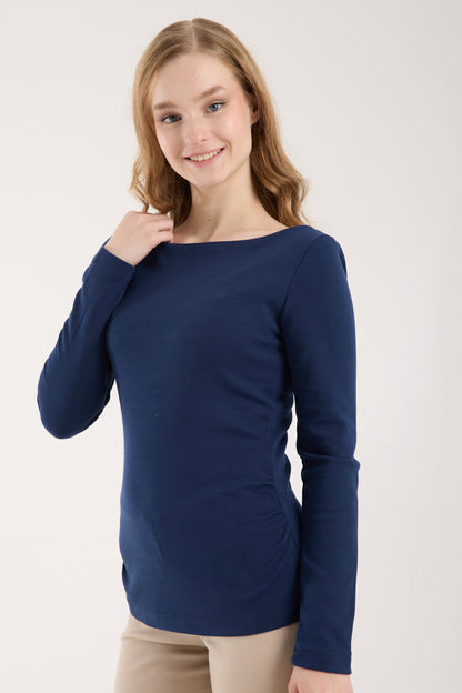 Kayık Yaka Brami Üst