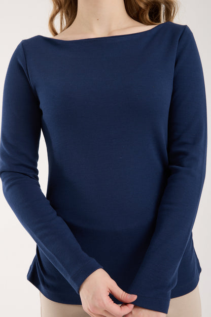 Kayık Yaka Brami Üst