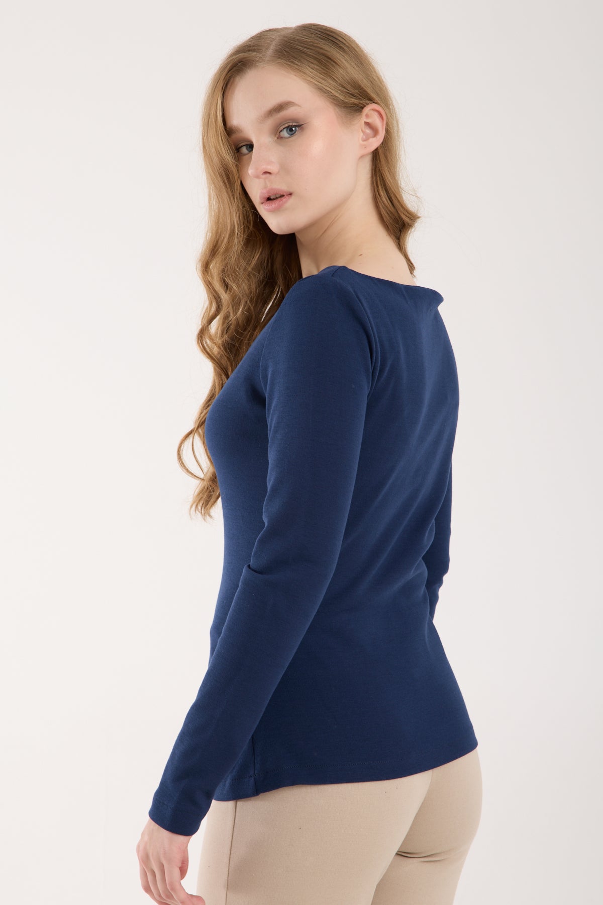 Kayık Yaka Brami Üst